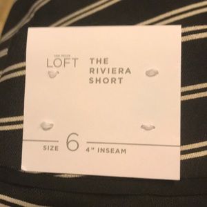 LOFT Shorts - Ann Taylor Riviera Striped Shorts LOFT Shorts - Ann Taylor Riviera Striped Shorts